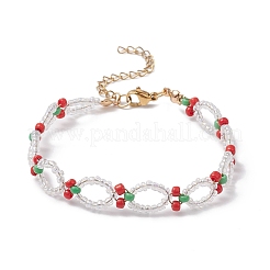 Стеклянные браслеты из бисера для женщин&nbsp;BJEW-TA00620