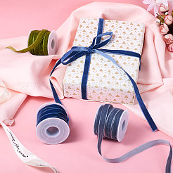 30 ярд 3 цвета односторонняя бархатная лента SRIB-TA0001-08