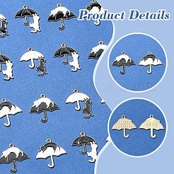 12шт 4 стиля подвески из сплава с эмалью&nbsp;ENAM-YW0006-12