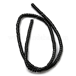 Натуральный черный камень бисер нитей G-F631-A14-01