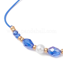 Плетеные браслеты из стеклянных и бисера&nbsp;BJEW-MZ00283-01