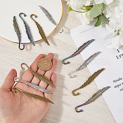 12 шт. 3 стильные закладки из сплава с отверстием PALLOY-SC0004-29