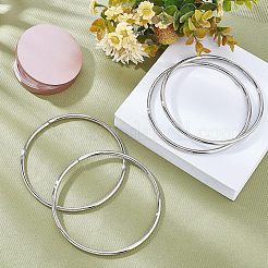 Круглые / круглые кольцевые железные ручки для сумок FIND-WH0003-97A