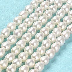 Нити из натурального культивированного пресноводного жемчуга PEAR-E016-125