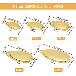 60шт 5 стиля железных рыболовных приманок FIND-FH0010-43B