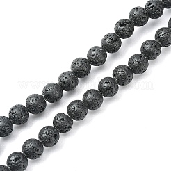 Бусы из натуральной лавы G-YW0002-07