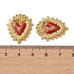 Подвески из нержавеющей стали 304 с эмалью&nbsp;LS-STAS-P440-06G-01