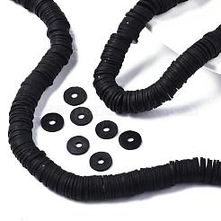 Плоские круглые бусины из глины ручной работы полимерные&nbsp;CLAY-R067-12mm-42