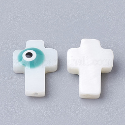 Бусины из натуральных пресноводных ракушек X-SHEL-Q017-10C