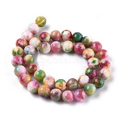 Chapelets de perles de jade &nbsp;G-D264-8mm-XH19