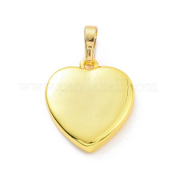 本物の 18k 金メッキ環境に優しいラック メッキ真鍮エナメル ペンダント  カドミウムフリー＆鉛フリー  長持ちメッキ  ハートチャーム  ミックスカラー  17x15x3.5mm  穴：3.5x6mm&nbsp;KK-F843-06G