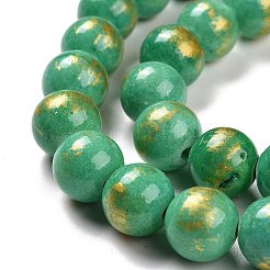 Chapelets de perles en jade Mashan naturel&nbsp;LS-G-F670-A02-10mm