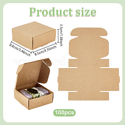 Packung aus Kraftpapier&nbsp;CON-WH0036-03