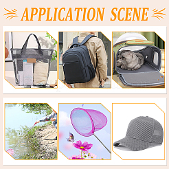 2 ярд полиэфирной сетчатой ткани&nbsp;AJEW-WR0002-88C