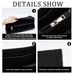 Войлочные вставки-органайзеры для кошельков&nbsp;DIY-WH0304-453A-01