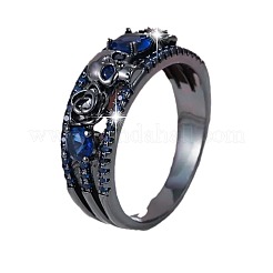 Кольца из сплава и страз FS-WG4F886-05