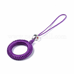 Glands en polyester tissés grandes décorations pendantes&nbsp;FIND-N052-001G