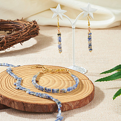 Натуральная яшма с голубыми пятнами G-TAC0005-04A