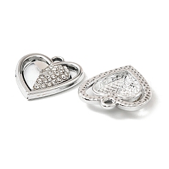 Подвески со стразами из сплава с ультрафиолетовым покрытием FIND-A054-06P