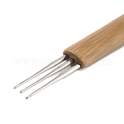 3 шт. 3 вида железных крючков для вязания AJEW-C041-01