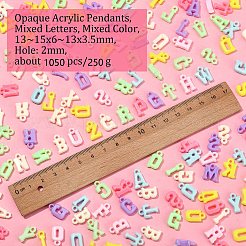 Непрозрачные акриловые подвески MACR-CJ0001-38