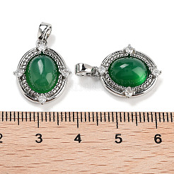 Подвески из латуни с прозрачным фианитом&nbsp;KK-C051-58P