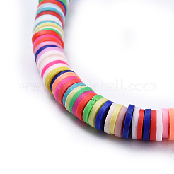 Collane di perline Heishi fatte a mano in argilla polimerica&nbsp;NJEW-JN02449-05