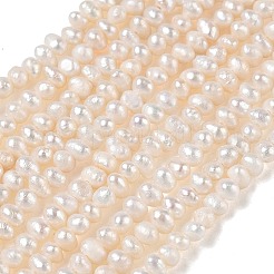 Hebras de perlas de agua dulce cultivadas naturales&nbsp;PA-CBAC463-32