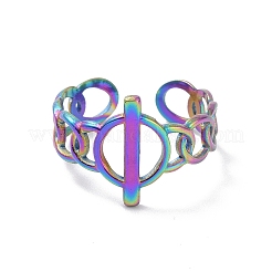 Ионное покрытие (ip) 304 нержавеющая сталь пряжка форма открытое манжетное кольцо&nbsp;STAS-E168-01M