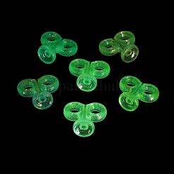 Perline acriliche opache con placcatura uv&nbsp;X-MACR-K351-11