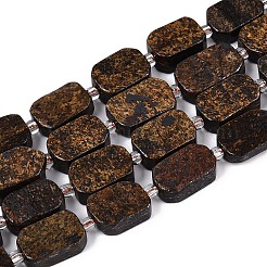 Природные бронзитом бисер нитей G-T138-26A-06