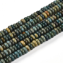 Нити бусин из натурального нефрита шушан G-T140-73B