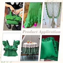 Плиссированные атласные ленты&nbsp;SRIB-GA0001-20B