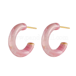 Серьги-гвоздики из нержавеющей стали 304 с эмалью&nbsp;STAS-OY003-61G