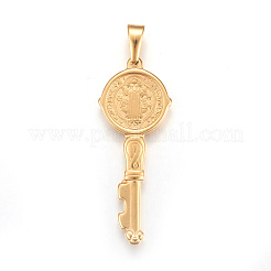 Grands pendentifs en acier inoxydable 304&nbsp;STAS-L210-02G