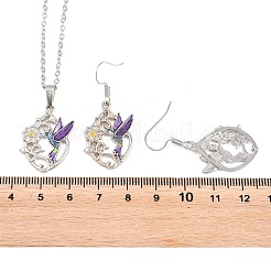 Sets aus Halsketten mit Anhänger und Ohrsteckern aus Legierung&nbsp;FS-WG60DFE-07