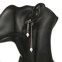 Pendientes de botón de acero inoxidable 304&nbsp;EJEW-JE07386-01