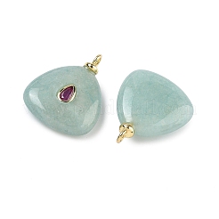 Крашеные натуральный белый нефрит подвески&nbsp;KK-C251-01C-02