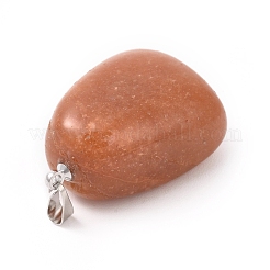 Натуральный красный авантюрин подвески X-G-k302-B13