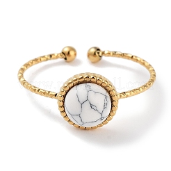 Ионное покрытие (IP) кольцо из нержавеющей стали 304 RJEW-B059-02G-03