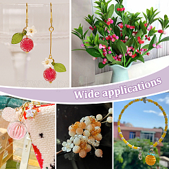 Имитация жемчуга акриловые брелоки PALLOY-AB00229