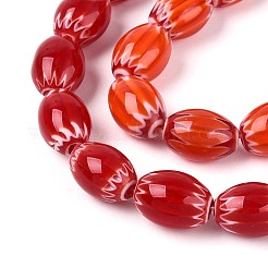 Ручной работы millefiori стеклянные бусины нитки LAMP-T022-15M