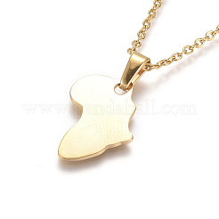 Подвески из нержавеющей стали 304 NJEW-F275-19G