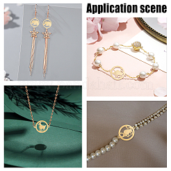 12 шт. 3 стиля вакуумного покрытия PVD 201 звенья из нержавеющей стали STAS-UN0031-45