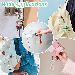 8 шт. 4-х стилевые подвесные украшения из смоляной вишни HJEW-GO00230