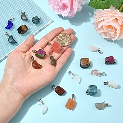 20 шт. подвески из смешанных драгоценных камней&nbsp;G-YW0002-26