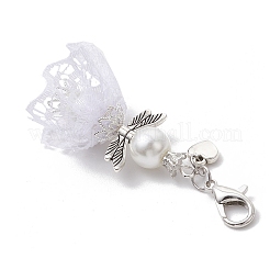 Наборы украшений для свадебного платья из искусственного жемчуга и полиэстера&nbsp;HJEW-MZ00257