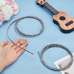 Kunststoff-Imitat Muschel Gitarrenbindung Einlagestreifen&nbsp;FIND-WH0018-41A-01