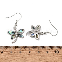 Boucles d'oreilles pendantes en laiton plaqué en rack pour femmes&nbsp;KK-CBA69D1-01P-01