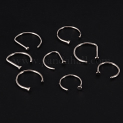 G23 титановый зажим в форме буквы D на кольцах для носа WGA60F5-05